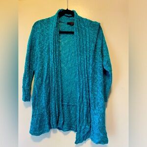 Teal Fever Cardigan size Medium